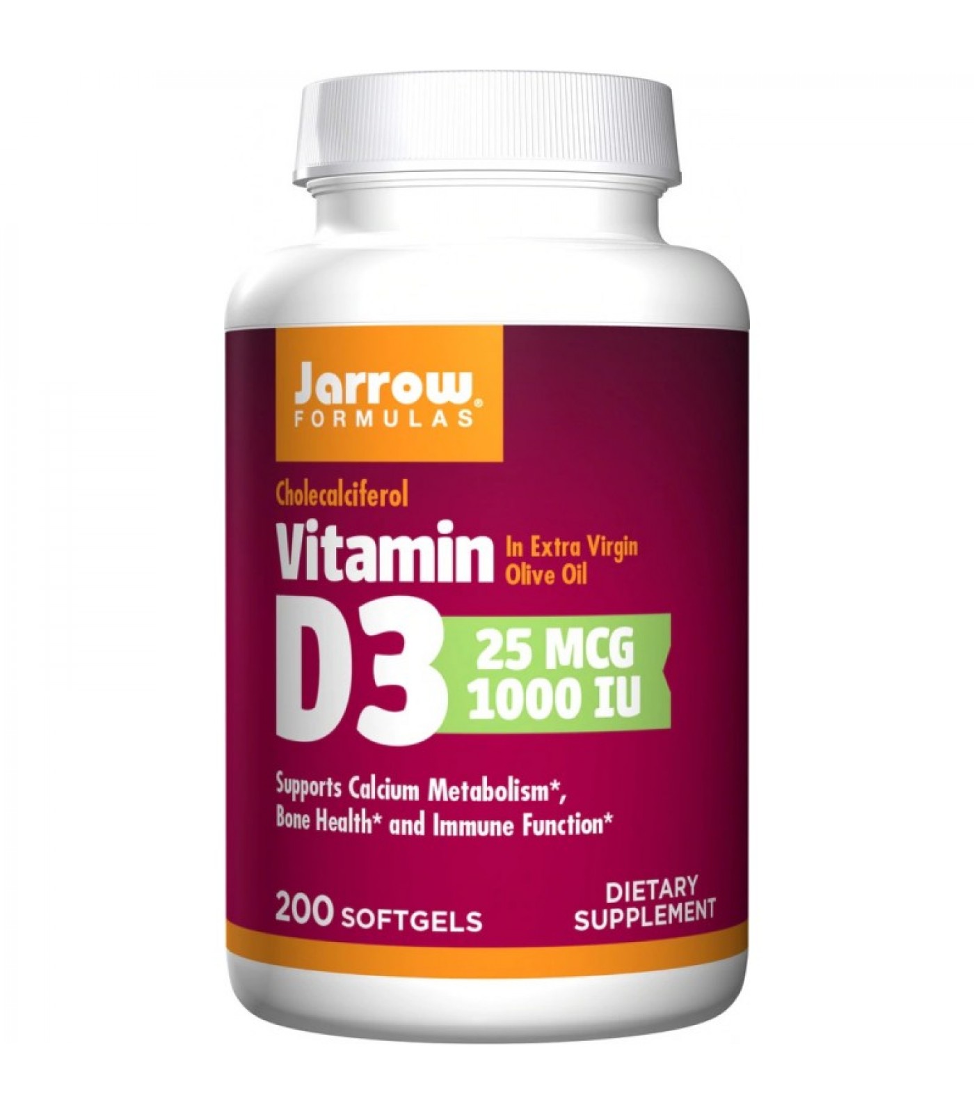 Jarrow Formulas Vitamin D3 1000 - Витамин D 200 sgels